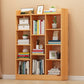Floor Closed Back Bookshelf Modern Engineered Wood Shelf Bookcase for Home