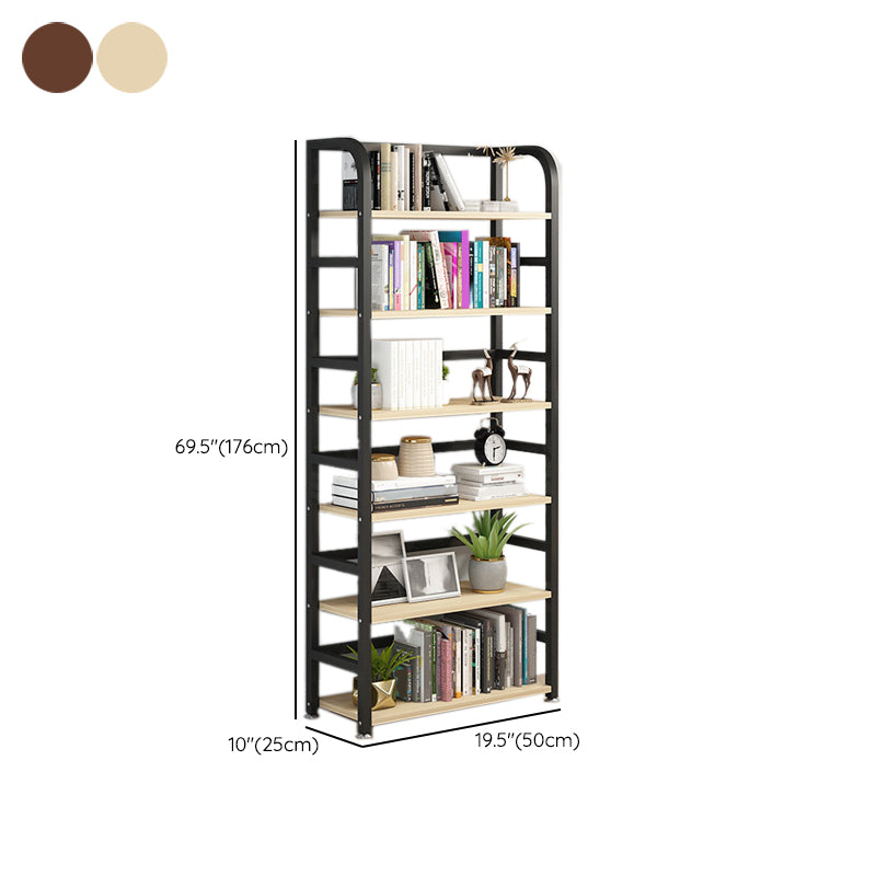 Metal Open Shelf Bookcase Shelves Included Etagere Bookshelf for Study Room