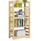 Etagere Vertical Modern Book Shelf Natural Wooden Shelf Bookcase for Study Room Natural Clearhalo 'Bookcases' 'furn' 'furn_bookcases' 'Furniture' 'Office Furniture' 6343386