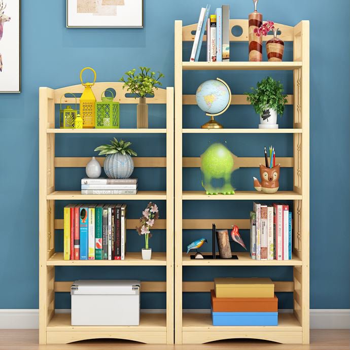 Etagere Vertical Modern Book Shelf Natural Wooden Shelf Bookcase for Study Room Clearhalo 'Bookcases' 'furn' 'furn_bookcases' 'Furniture' 'Office Furniture' 6343390