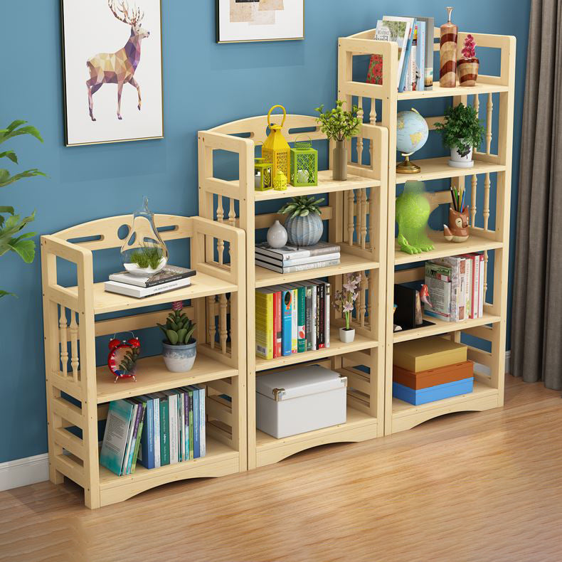 Etagere Vertical Modern Book Shelf Natural Wooden Shelf Bookcase for Study Room Clearhalo 'Bookcases' 'furn' 'furn_bookcases' 'Furniture' 'Office Furniture' 6343393
