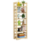 Etagere Vertical Modern Book Shelf Natural Wooden Shelf Bookcase for Study Room Wood Clearhalo 'Bookcases' 'furn' 'furn_bookcases' 'Furniture' 'Office Furniture' 6343397