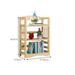 Etagere Vertical Modern Book Shelf Natural Wooden Shelf Bookcase for Study Room Clearhalo 'Bookcases' 'furn' 'furn_bookcases' 'Furniture' 'Office Furniture' 6343402