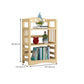 Etagere Vertical Modern Book Shelf Natural Wooden Shelf Bookcase for Study Room Clearhalo 'Bookcases' 'furn' 'furn_bookcases' 'Furniture' 'Office Furniture' 6343417