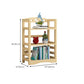 Etagere Vertical Modern Book Shelf Natural Wooden Shelf Bookcase for Study Room Clearhalo 'Bookcases' 'furn' 'furn_bookcases' 'Furniture' 'Office Furniture' 6343418