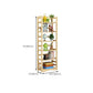 Etagere Vertical Modern Book Shelf Natural Wooden Shelf Bookcase for Study Room Clearhalo 'Bookcases' 'furn' 'furn_bookcases' 'Furniture' 'Office Furniture' 6343420