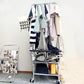 Stainless Steel Free Standing Hall Tree with Storage Basket Hall Stand for Living Room Clearhalo 'Entry & Mudroom Furniture' 'furn' 'furn_hall_tree_coat_racks' 'Furniture' 'Hall Trees & Coat Racks' 'hall_tree_coat_racks' 6344038