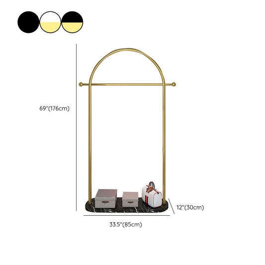 Basic Metall Copper Kleiderbügel Marmorboden Haken Rack für Wohnzimmer