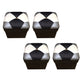 Modern Color Piece Standard Water Resistant Square Standard for Drawing Room Black 4 Piece Set Clearhalo 'furn' 'furn_ottomans_poufs' 'Furniture' 'Living Room Furniture' 'Ottomans & Poufs' 'ottomans_poufs' 6344602