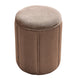 Modern Round Pouf Pure Color Tear Resistant Pouf for Drawing Room Brown 1 Piece Clearhalo 'furn' 'furn_ottomans_poufs' 'Furniture' 'Living Room Furniture' 'Ottomans & Poufs' 'ottomans_poufs' 6344610