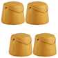 Orange Modern Pouf Tear Resistant Pure Color Pouf for Living Room Yellow 4 Piece Set Clearhalo 'furn' 'furn_ottomans_poufs' 'Furniture' 'Living Room Furniture' 'Ottomans & Poufs' 'ottomans_poufs' 6344637