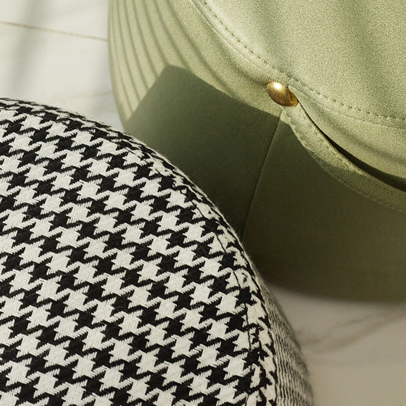 Orange Modern Pouf Tear Resistant Pure Color Pouf for Living Room Clearhalo 'furn' 'furn_ottomans_poufs' 'Furniture' 'Living Room Furniture' 'Ottomans & Poufs' 'ottomans_poufs' 6344643