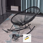 Contemporary Style Rattan Rocking Chair Indoor Rocking Chair Black Clearhalo 'Chairs & Seating' 'furn' 'furn_rocking_chairs' 'Furniture' 'Living Room Furniture' 'Rocking Chairs' 'rocking_chairs' 6346955