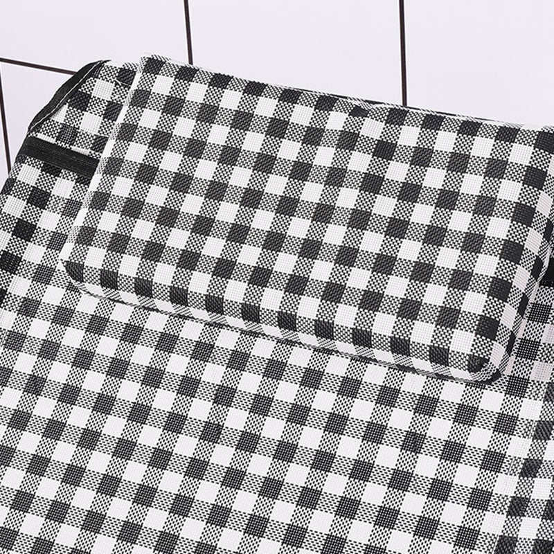 Chaise à bascule en coton moderne allongé avec oreiller pour le salon