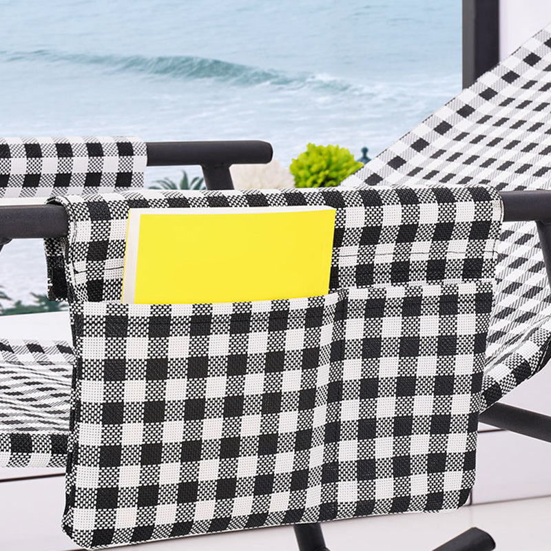 Chaise à bascule en coton moderne allongé avec oreiller pour le salon