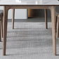 Table rectangulaire Table de salle à manger moderne médiévale en pierre frittée avec base en bois