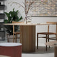 Round Pedestal Base Dining Table Modern Wood Table for Dining Room 43.3"L x 43.3"W x 29.5"H Without Chairs Clearhalo 'Dining Tables & Seating' 'Dining Tables' 'dining_table' 'furn' 'furn_dining_table' 'Furniture' 'Kitchen & Dining Furniture' 6347247