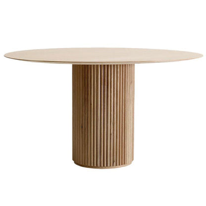 Round Pedestal Base Dining Table Modern Wood Table for Dining Room Without Chairs Clearhalo 'Dining Tables & Seating' 'Dining Tables' 'dining_table' 'furn' 'furn_dining_table' 'Furniture' 'Kitchen & Dining Furniture' 6347249