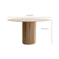Round Pedestal Base Dining Table Modern Wood Table for Dining Room Clearhalo 'Dining Tables & Seating' 'Dining Tables' 'dining_table' 'furn' 'furn_dining_table' 'Furniture' 'Kitchen & Dining Furniture' 6347254