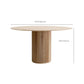 Round Pedestal Base Dining Table Modern Wood Table for Dining Room Clearhalo 'Dining Tables & Seating' 'Dining Tables' 'dining_table' 'furn' 'furn_dining_table' 'Furniture' 'Kitchen & Dining Furniture' 6347257