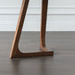 Rectangle Double Base Dining Table Modern Pine Wood Table for Living Room Kitchen