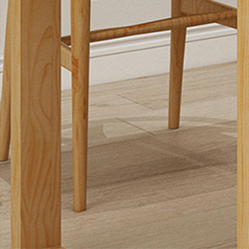 Rectangle Double Pedestal Dining Table Modern Pine Wood Table for Kitchen Dining Room Clearhalo 'Dining Tables & Seating' 'Dining Tables' 'dining_table' 'furn' 'furn_dining_table' 'Furniture' 'Kitchen & Dining Furniture' 6347278