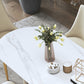 Contemporary Sintered Stone Dining Table Oval Double Pedestal Table for Home Use Clearhalo 'Dining Tables & Seating' 'Dining Tables' 'dining_table' 'furn' 'furn_dining_table' 'Furniture' 'Kitchen & Dining Furniture' 6347316