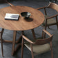 Round Double Base Dining Table Modern Pine Wood Table for Kitchen Clearhalo 'Dining Tables & Seating' 'Dining Tables' 'dining_table' 'furn' 'furn_dining_table' 'Furniture' 'Kitchen & Dining Furniture' 6347360