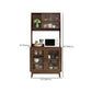 Modern Style Buffet Sideboard Solid Wood Sideboard with Cabinets Clearhalo 'buffet_sideboard' 'Buffets & Sideboards' 'furn' 'furn_buffet_sideboard' 'Furniture' 'Kitchen & Dining Furniture' 6347513