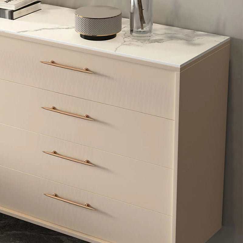 Buffet de buffet glamour 4 tiroirs et armoires de porte portes en verre buffet buffet buffet