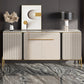 Contemporary Buffet Sideboard Stone Sideboard with Cabinets and Drawers Clearhalo 'buffet_sideboard' 'Buffets & Sideboards' 'furn' 'furn_buffet_sideboard' 'Furniture' 'Kitchen & Dining Furniture' 6347589