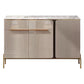 Contemporary Buffet Sideboard Stone Sideboard with Cabinets and Drawers Clearhalo 'buffet_sideboard' 'Buffets & Sideboards' 'furn' 'furn_buffet_sideboard' 'Furniture' 'Kitchen & Dining Furniture' 6347590