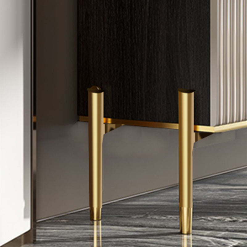 Contemporary Buffet Sideboard Stone Sideboard with Cabinets and Drawers Clearhalo 'buffet_sideboard' 'Buffets & Sideboards' 'furn' 'furn_buffet_sideboard' 'Furniture' 'Kitchen & Dining Furniture' 6347596