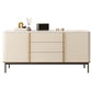 Contemporary Buffet Sideboard Stone Sideboard Table with Cabinets and Cabinets 55"L x 16"W x 33"H Clearhalo 'buffet_sideboard' 'Buffets & Sideboards' 'furn' 'furn_buffet_sideboard' 'Furniture' 'Kitchen & Dining Furniture' 6347619
