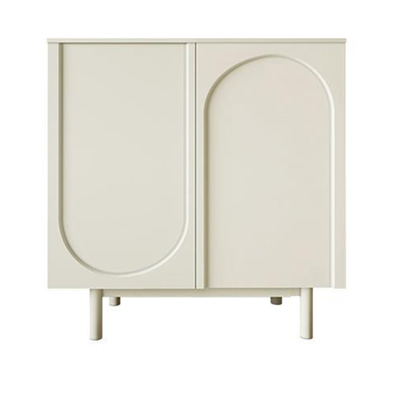 Table du buffet en bois du serveur de restauration contemporain avec armoires