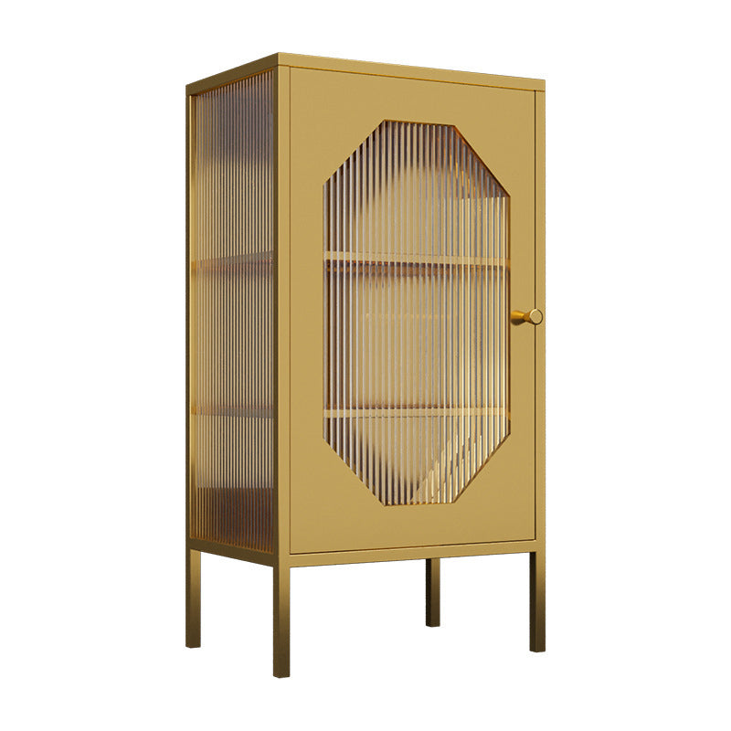 Tavolo laboard in metallo a buffet in stile glam senza luce