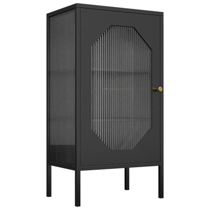 Tavolo laboard in metallo a buffet in stile glam senza luce