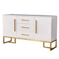 Buffet du buffet glamour 2 portes et 3 tiroirs armoires buffet buffet
