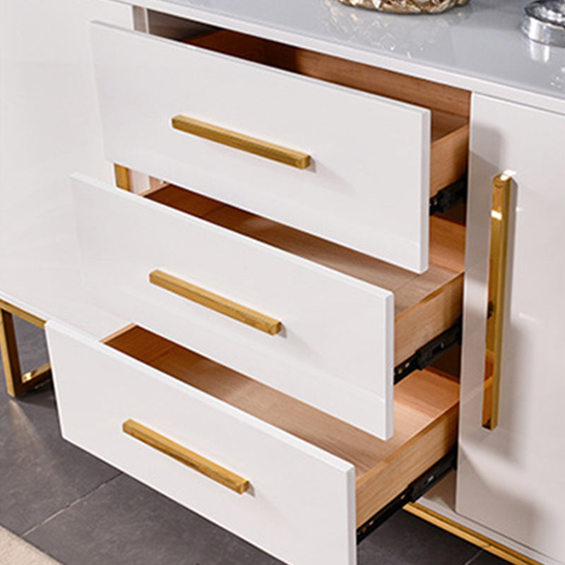 Buffet du buffet glamour 2 portes et 3 tiroirs armoires buffet buffet