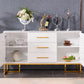 Buffet du buffet glamour 2 portes et 3 tiroirs armoires buffet buffet