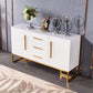 Buffet du buffet glamour 2 portes et 3 tiroirs armoires buffet buffet