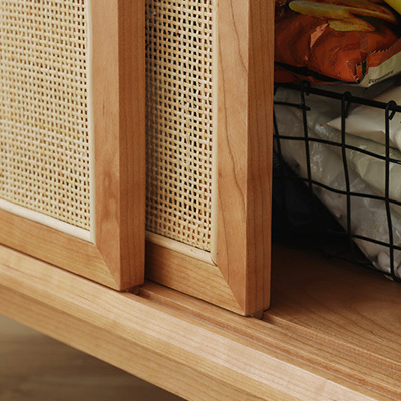 Moderni mobili a buffet mobili pino a buffet a buffet regolabile in legno in legno massiccio