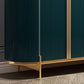 Sideboard di marmo in finta fusione a buffet in stile contemporaneo con armadi