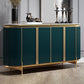 Sideboard di marmo in finta fusione a buffet in stile contemporaneo con armadi