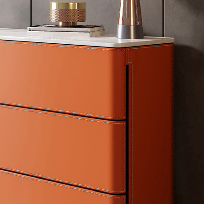 Sideboard in pietra a buffet da pranzo in stile contemporaneo con cassetti