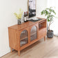 Bouchets modernes armoires buffet tiroirs et portes du buffet en bois massif en pin