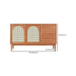 Bouchets modernes armoires buffet tiroirs et portes du buffet en bois massif en pin