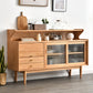 Cajones de buffet y puertas modernas de madera de cherry