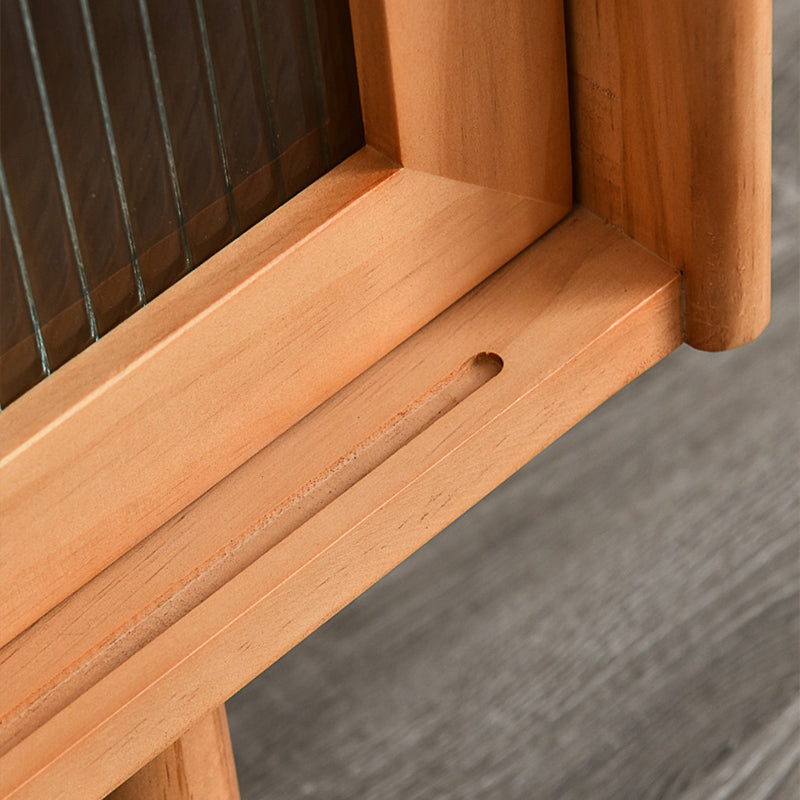 Cajones de buffet y puertas modernas de madera de cherry