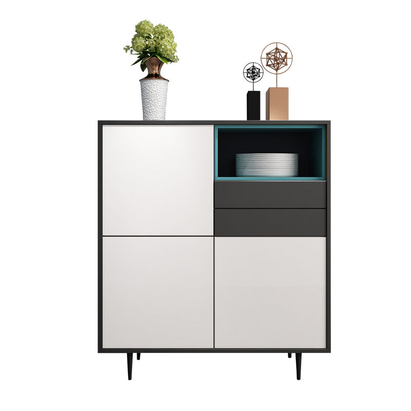 Contemporary Dining Buffet Wood Sideboard with Drawers and Cabinets Clearhalo 'buffet_sideboard' 'Buffets & Sideboards' 'furn' 'furn_buffet_sideboard' 'Furniture' 'Kitchen & Dining Furniture' 6347904